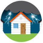 Are you safe from lightning inside a house? Natural Disaster Guide from Direct Energy.